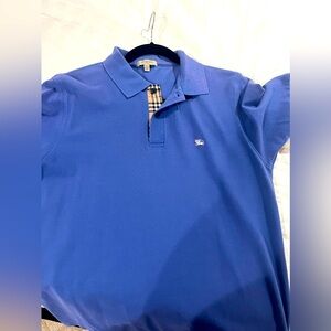 Mens  Burberry short sleeve polo